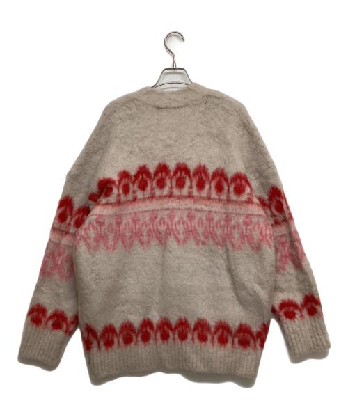 ISABEL MARANT（イザベルマラン）ISABEL MARANT (イザベルマラン) DYSTON COAT ベージュ×レッド サイズ:Mの古着・服飾アイテム