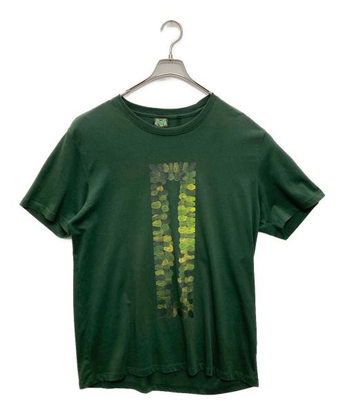 come to my church（カム トゥ マイ チャーチ）COME TO MY CHURCH (カム トゥ マイ チャーチ) ALIENS EVERYWHERE TEE グリーン サイズ:Lの古着・服飾アイテム