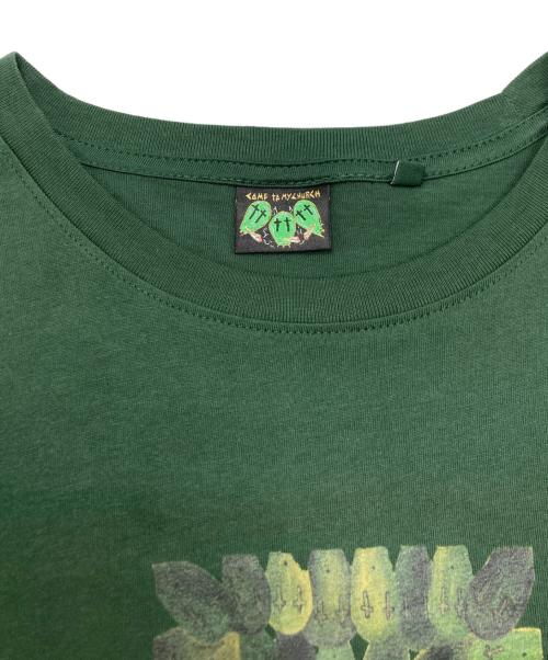 come to my church（カム トゥ マイ チャーチ）COME TO MY CHURCH (カム トゥ マイ チャーチ) ALIENS EVERYWHERE TEE グリーン サイズ:Lの古着・服飾アイテム