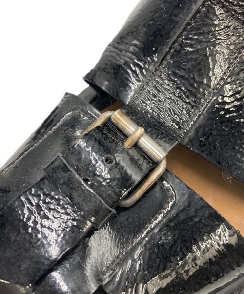 DRIES VAN NOTEN（ドリスヴァンノッテン）DRIES VAN NOTEN (ドリスヴァンノッテン) パテントグルカサンダル ブラック サイズ:SIZE 43の古着・服飾アイテム