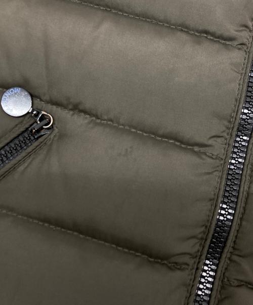 MONCLER（モンクレール）MONCLER (モンクレール) MOKACINEダウンコート オリーブ サイズ:SIZE 0の古着・服飾アイテム