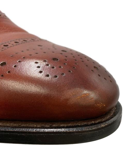 Perfetto（ペルフェット）Perfetto (ペルフェット) セミブローグシューズ ブラウン サイズ:8の古着・服飾アイテム