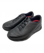 CALLAGHANキャラハン）の古着「NEGROレザースニーカー」｜ブラック