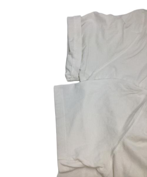 AMI Alexandre Mattiussi（アミアレクサンドルマテュッシ）AMI Alexandre Mattiussi (アミアレクサンドルマテュッシ) ハートロゴ刺繍Tシャツ ホワイト サイズ:Lの古着・服飾アイテム