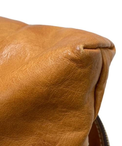 Herz（ヘルツ）Herz (ヘルツ) レザーショルダーバッグ ブラウンの古着・服飾アイテム