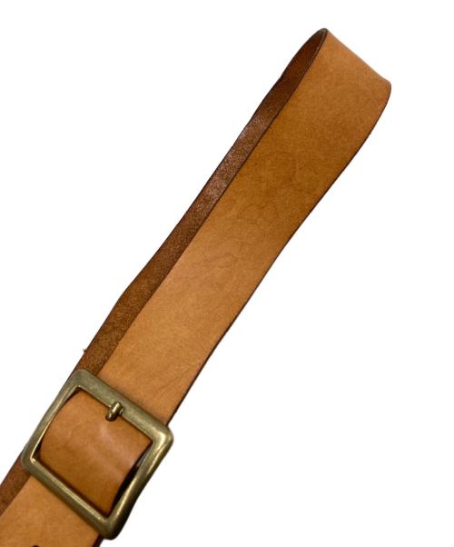 Herz（ヘルツ）Herz (ヘルツ) レザーショルダーバッグ ブラウンの古着・服飾アイテム