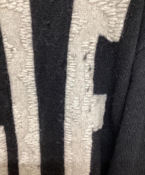 SAINT MICHAEL（セントマイケル）SAINT MICHAEL (セントマイケル) CLF MEN KNIT ブラック サイズ:SIZE　XLの古着・服飾アイテム