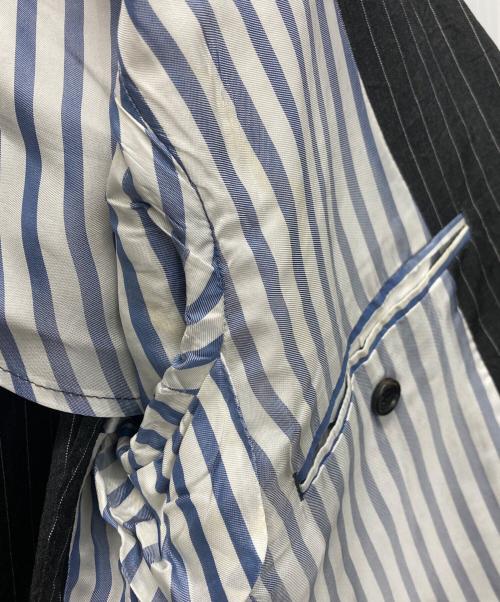 LARDINI（ラルディーニ）LARDINI (ラルディーニ) WOOSTER (ニックウースター) クレイジーパターンテーラードジャケット ネイビー×グレー サイズ:SIZE 48の古着・服飾アイテム