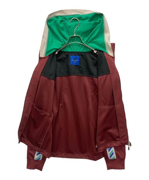 asics novalis（アシックス ノヴァリス）ASICS NOVALIS (アシックス ノヴァリス) Kiko Kostadinov (キコ・コスタディノフ) ZIP-UP JERSEY JKT レッド サイズ:SIZE Mの古着・服飾アイテム