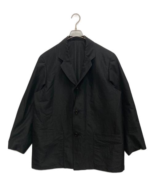 MARKAWARE（マーカウェア）MARKAWARE (マーカウェア) BRATAC SILK × ORGANIC WOOL TAFFETA COMFORT CAR COAT ブラック サイズ:SIZE 1の古着・服飾アイテム