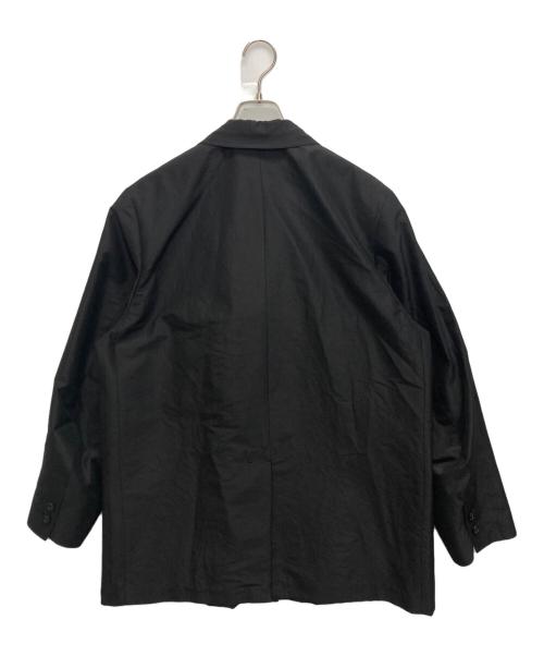 MARKAWARE（マーカウェア）MARKAWARE (マーカウェア) BRATAC SILK × ORGANIC WOOL TAFFETA COMFORT CAR COAT ブラック サイズ:SIZE 1の古着・服飾アイテム