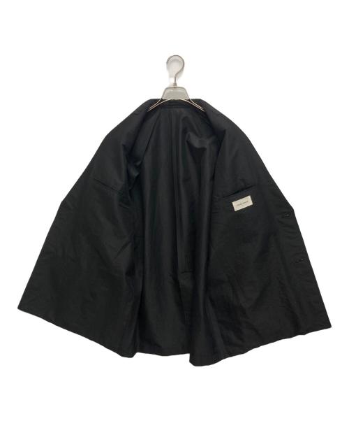 MARKAWARE（マーカウェア）MARKAWARE (マーカウェア) BRATAC SILK × ORGANIC WOOL TAFFETA COMFORT CAR COAT ブラック サイズ:SIZE 1の古着・服飾アイテム