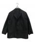 MARKAWARE（マーカウェア）の古着「BRATAC SILK × ORGANIC WOOL TAFFETA COMFORT CAR COAT」｜ブラック