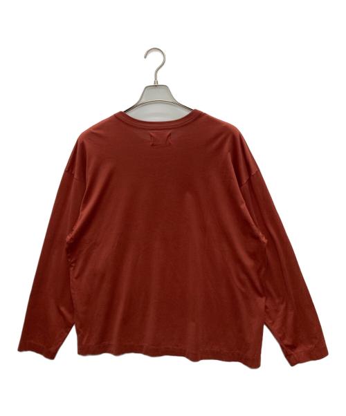 MARKAWARE（マーカウェア）MARKAWARE (マーカウェア) ORGANIC GIZA 80/2 KNIT COMFORT FIT TEE L/S ブラウン サイズ:SIZE　2の古着・服飾アイテム