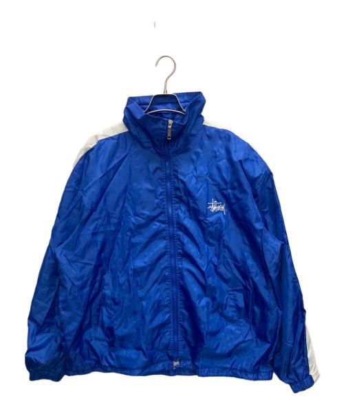 stussy（ステューシー）stussy (ステューシー) 90'sジップアップジャケット ブルー サイズ:SIZE Lの古着・服飾アイテム