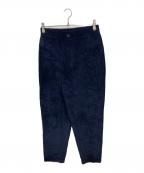 maison kitsuneメゾンキツネ）の古着「ELASTICATED WAIST PANTS」｜ネイビー