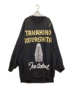 TAKAHIROMIYASHITA TheSoloIst.タカヒロミヤシタ ザソロイスト）の古着「ダブルジップ オーバーサイズ バルーン スウェットシャツ」｜ブラック