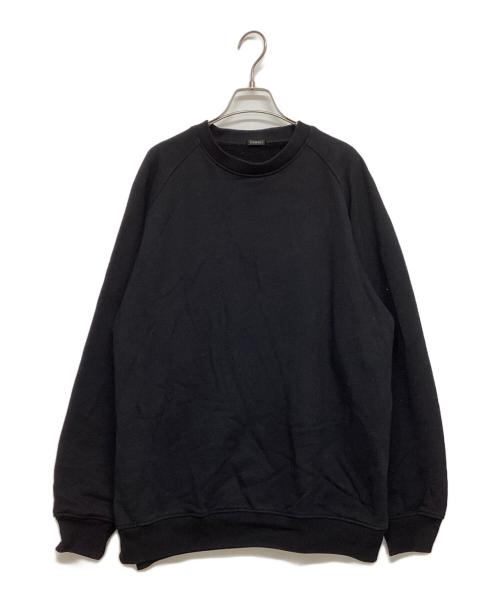 COMOLI（コモリ）COMOLI (コモリ) コットン裏毛クルーネック ブラック サイズ:SIZE　4の古着・服飾アイテム