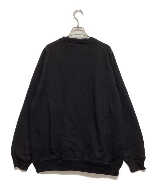 COMOLI（コモリ）COMOLI (コモリ) コットン裏毛クルーネック ブラック サイズ:SIZE　4の古着・服飾アイテム