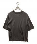 ISSEY MIYAKE MENイッセイミヤケメン）の古着「クルーネックカットソー」｜チャコールグレー