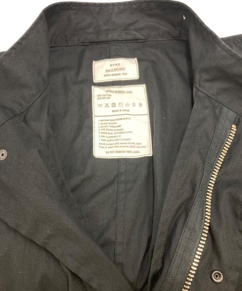 HYKE（ハイク）HYKE (ハイク) N/C TYPE M-65 FIELD COAT ブラック サイズ:SIZE 5の古着・服飾アイテム