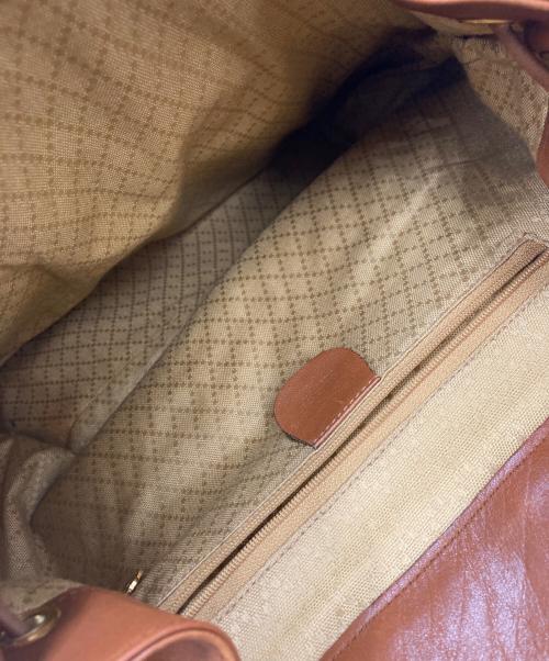 GUCCI（グッチ）GUCCI (グッチ) バンブーバックパック ブラウンの古着・服飾アイテム