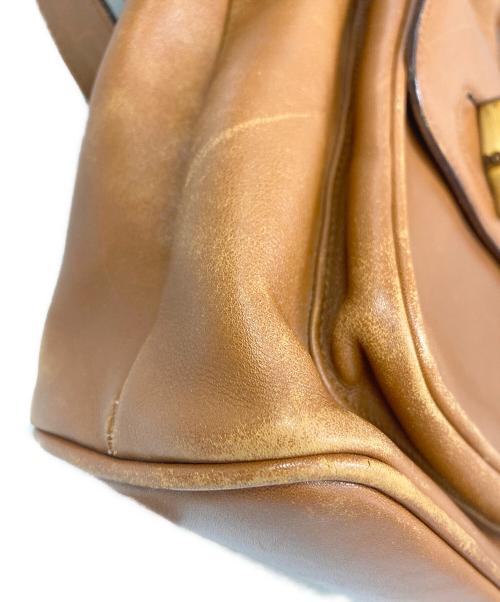 GUCCI（グッチ）GUCCI (グッチ) バンブーバックパック ブラウンの古着・服飾アイテム