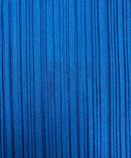 PLEATS PLEASE（プリーツプリーズ）PLEATS PLEASE (プリーツプリーズ) プリーツカットソー ブルー サイズ:SIZE 4の古着・服飾アイテム