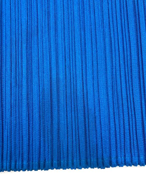 PLEATS PLEASE（プリーツプリーズ）PLEATS PLEASE (プリーツプリーズ) プリーツカットソー ブルー サイズ:SIZE 4の古着・服飾アイテム