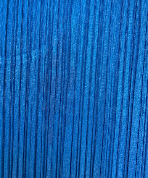 PLEATS PLEASE（プリーツプリーズ）PLEATS PLEASE (プリーツプリーズ) プリーツカットソー ブルー サイズ:SIZE 4の古着・服飾アイテム