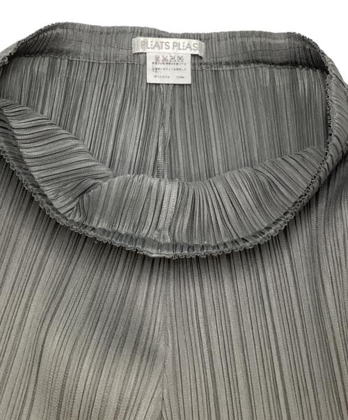PLEATS PLEASE（プリーツプリーズ）PLEATS PLEASE (プリーツプリーズ) プリーツパンツ グレー サイズ:SIZE 4の古着・服飾アイテム