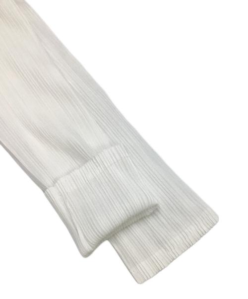 PLEATS PLEASE（プリーツプリーズ）PLEATS PLEASE (プリーツプリーズ) ハイネックプリーツカットソー ホワイト サイズ:SIZE 3の古着・服飾アイテム