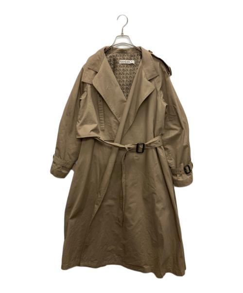 RANDEBOO（ランデブー）RANDEBOO (ランデブー) モノグラムトレンチコート ベージュ サイズ:SIZE Freeの古着・服飾アイテム