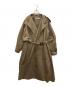 RANDEBOO（ランデブー）の古着「モノグラムトレンチコート」｜ベージュ