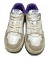 中古・古着 AUTRY (オートリ―) CLC Low ホワイト×パープル サイズ:SIZE 38：9000円