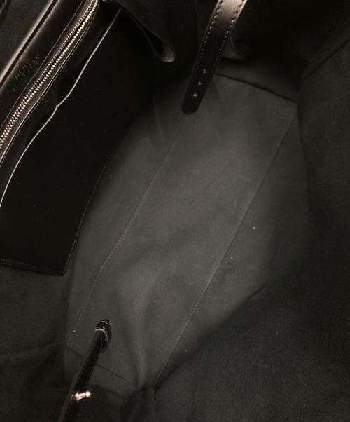 SMYTHSON（スマイソン）SMYTHSON (スマイソン) トートバッグ ブルー×ブラックの古着・服飾アイテム