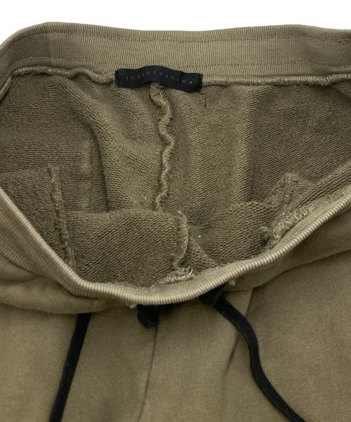 JUN/NAKAYAMA（ジュン ナカヤマ）JUN/NAKAYAMA (ジュン ナカヤマ) デストロイスウェットパンツ カーキ サイズ:SIZE Lの古着・服飾アイテム