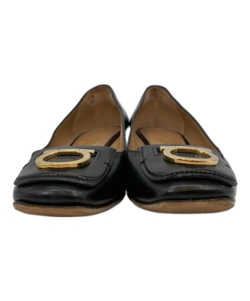 Salvatore Ferragamo（サルヴァトーレ フェラガモ）Salvatore Ferragamo (サルヴァトーレ フェラガモ) ガンチーニパンプス ブラック サイズ:6 1/2 Dの古着・服飾アイテム