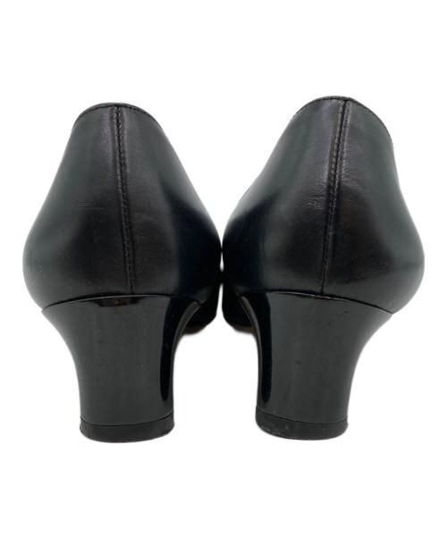 Salvatore Ferragamo（サルヴァトーレ フェラガモ）Salvatore Ferragamo (サルヴァトーレ フェラガモ) ガンチーニパンプス ブラック サイズ:6 1/2 Dの古着・服飾アイテム