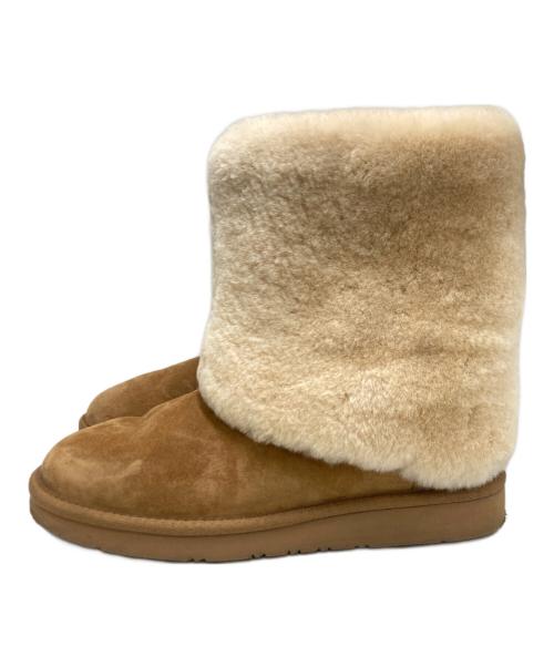 UGG（アグ）UGG (アグ) W PATTEN ブラウン×ベージュ サイズ:SIZE US8の古着・服飾アイテム