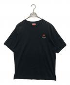 KENZOケンゾー）の古着「Boke Flower Crest Oversized T-Shirt」｜ブラック