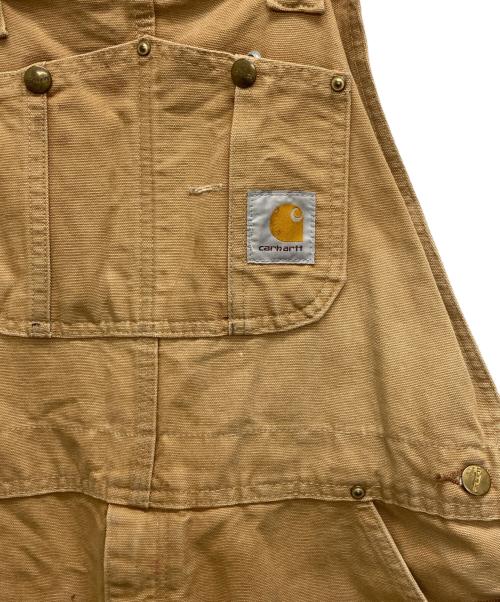 CarHartt（カーハート）CarHartt (カーハート) DUCK BIB OVERALLS ブラウン サイズ:SIZE 38×32の古着・服飾アイテム