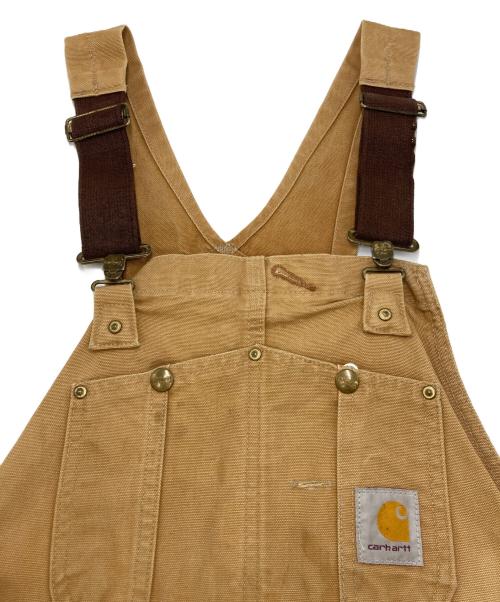 CarHartt（カーハート）CarHartt (カーハート) DUCK BIB OVERALLS ブラウン サイズ:SIZE 38×32の古着・服飾アイテム