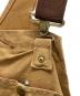 中古・古着 CarHartt (カーハート) DUCK BIB OVERALLS ブラウン サイズ:SIZE 38×32：8000円