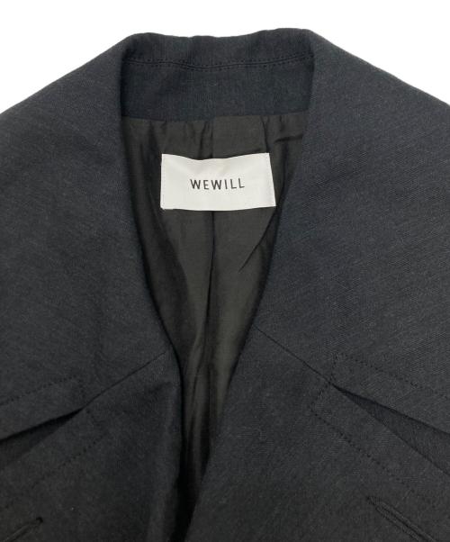 WEWILL（ウィーウィル）WEWILL (ウィーウィル) ダブルブレステッドジャケット ブラック サイズ:SIZE　3の古着・服飾アイテム