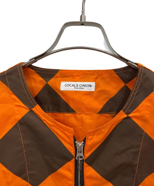 LOCALS ONLY（LOCALS ONLY）LOCALS ONLY (LOCALS ONLY) ジャケット オレンジ サイズ:記載なしの古着・服飾アイテム