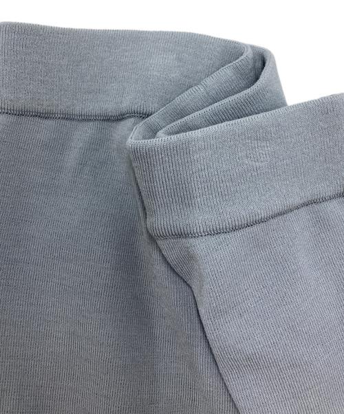 AURALEE（オーラリー）AURALEE (オーラリー) WOOL RECYCLE POLYESTER HIGH GAUGE RIB KNIT PANTS ブルー サイズ:SIZE 0の古着・服飾アイテム