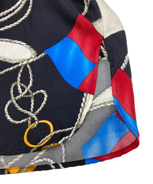 LAUREN RALPH LAUREN（ローレンラルフローレン）LAUREN RALPH LAUREN (ローレンラルフローレン) シルクシャツワンピース マルチカラー サイズ:SIZE　4の古着・服飾アイテム