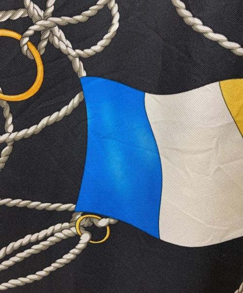 LAUREN RALPH LAUREN（ローレンラルフローレン）LAUREN RALPH LAUREN (ローレンラルフローレン) シルクシャツワンピース マルチカラー サイズ:SIZE　4の古着・服飾アイテム