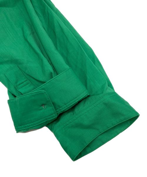 MAISON SPECIAL（メゾンスペシャル）MAISON SPECIAL (メゾンスペシャル) REDA ACTIVEウォッシャブルウールプライムオーバーレギュラーシャツ グリーン サイズ:SIZE 2の古着・服飾アイテム